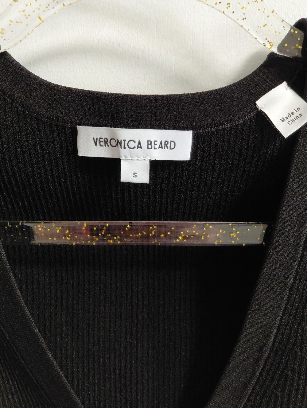 Veronica Beard Black Sid Knit Tank Top - Picture 3 of 8